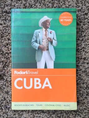 Cuba Coffee Table Book - Orange & Green